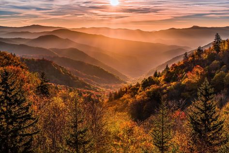 You don’t become the most popular National Park in the country without fantastic views. If you’re headed to the Smokies, make sure to bring your camera along and check out these scenic sites! Mountain Photography People, Smoky Mountains Photography, Smokey Mountains National Park, Smokey Mountains Vacation, Mountains Aesthetic, Mountain Landscape Photography, Mountain Pictures, National Parks Photography, Hiking National Parks