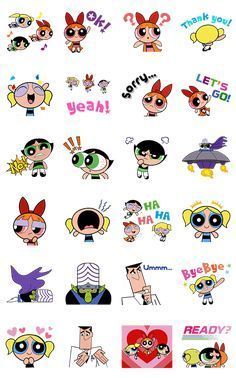 Powerpuff Stickers, Powerpuff Girls Stickers, Ios Sticker, Ios Stickers, Mood Stickers, Powerpuff Kızları, Emoji Stickers Iphone, Girls Stickers, Whatsapp Sticker