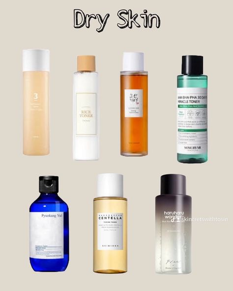 Korean toners for different skin types🫧✨ Get these products on @yesstyle or @oliveyoung_global Rewards code TOSIN1234 #koreanskincare #koreancleanser #dryskin #oilyskin #combinationskin #sensitiveskin #acneproneskin #toner #yesstyle #oliveyoung #kbeauty #skincare Best Toner For Dry Skin, Korean Toner, Best Toner, Olive Young, K Beauty, Combination Skin, Acne Prone Skin, Korean Skincare, Dry Skin