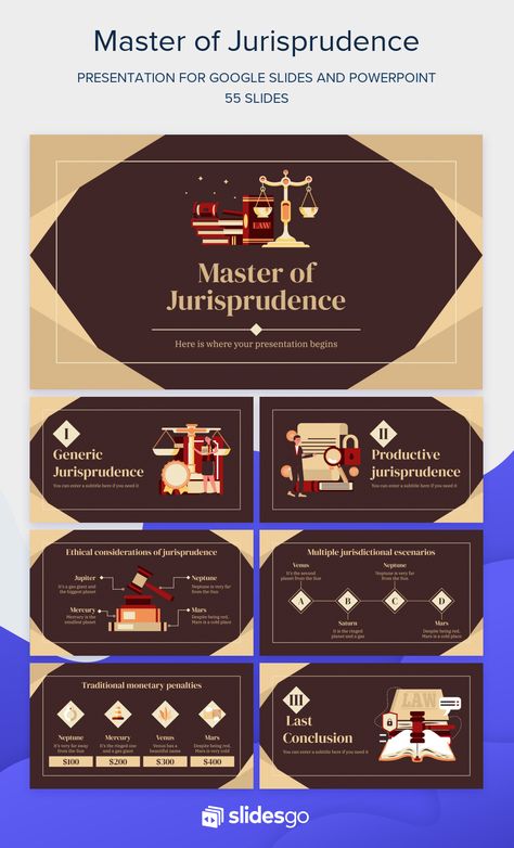 Master of Jurisprudence Llm Degree, Juris Doctor, Design Slide, Presentation Slides Design, Law Students, Modern Presentation, Powerpoint Slide Designs, Presentation Design Layout, Powerpoint Free