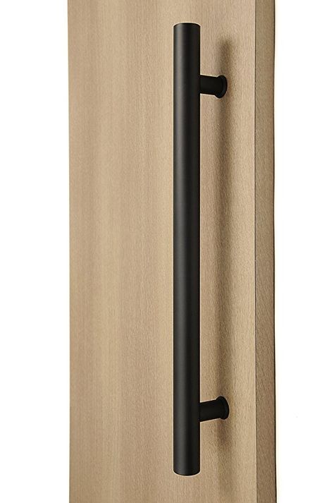 Bar Ladder, Black Powder Room, Stainless Steel Door Handles, Entry Door Handles, Door Handles Modern, Black Interior Doors, Door Handle Design, Black Door Handles, Barn Door Handles