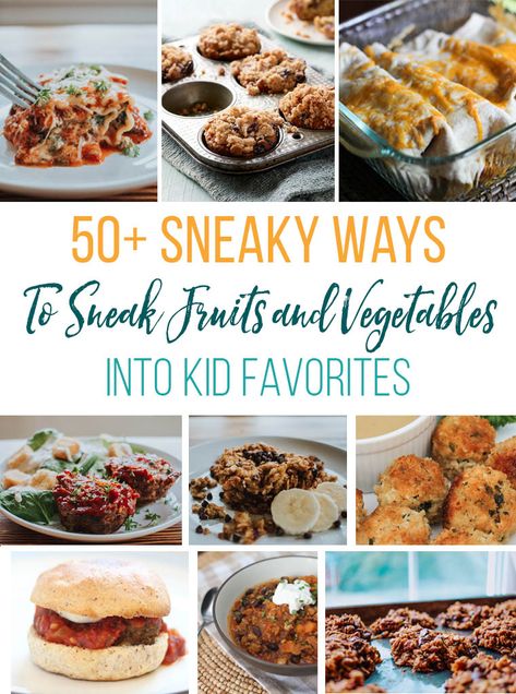 Do your kids eat enough fruits and vegetables? If not, try these delicious recipes that sneak them into kid favorites like Mac and Cheese, muffins, french toast, burgers, and more! #kidfavorites #sneakynutrition #healthyfood #kidfriendly Healthy Recipes Kids, Thriving Home, Hidden Vegetables, Healthy Freezer Meals, Hidden Veggies, Crossfit Girls, Easy Meals For Kids, Fettuccine Alfredo, Teriyaki Chicken