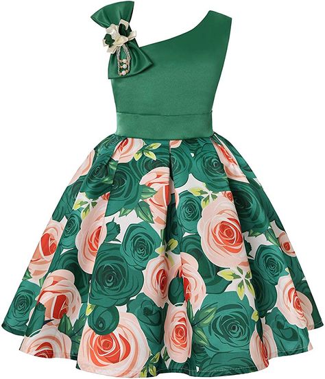 Amazon.com: NSSMWTTC Flower Girls Dresses Child Christmas Halloween Formal Bridesmaid New Year Knee Dress (Rose01, 150): Clothing Lace Suit, African Dresses For Kids, Kids Dress Patterns, Kids Dress Wear, Kids Party Dresses, Floral Dress Casual, Kids Fashion Dress, African Fashion Women Clothing, Girl Princess Dress