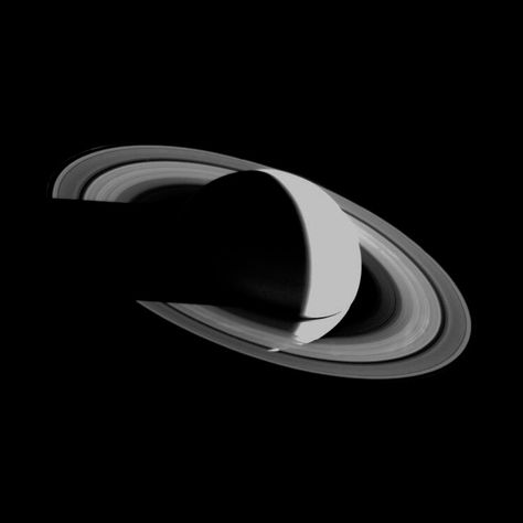 Saturn Black And White, Cosmos Aesthetic, Cassini Huygens, Widget Pictures, White Cosmos, Cassini Spacecraft, White Cosmo, Space Icons, Worlds Apart