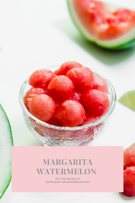 Drunken Watermelon, Fancy Sushi, Boozy Fruit, Watermelon Tequila, Frozen Watermelon Margarita, Watermelon Ball, Ruffled Apron, Watermelon Recipe, Sushi Lunch