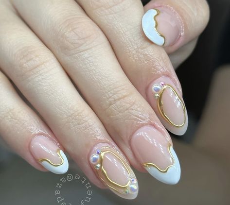 Diy Rhinestone Nails, Indian Nails, Acrylic Nails Almond Shape, Maroon Nails, Retro Nails, Gel Nail Art Designs, Gel Nails Diy, Simple Gel Nails, Blush Nails