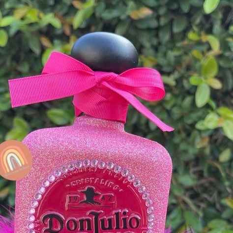 CUSTOM BOTTLES 🍾✨ on Instagram: "Princess bottle 👑✨👛  Feel free to DM me for any question!!   #donjulio70 #donjulioreposado #1942 #donjulio1942 #tequila #blingedout #21stbirthday #patron #patrontequila #wednesday #custombottle #bottle #custombottles #losangeles #Orangecounty #smallbusiness" Patron Centerpiece Tequila Bottles, Glitter Don Julio Bottle, Decorated Liquor Bottles Birthday, Don Julio Bottle Decorated, Decorated Alcohol Bottles, Don Julio Bottle, Mini Patron Bottles, Alcohol Bottle Decorations, Alcohol Bottle Crafts