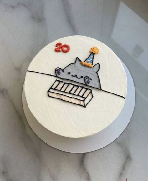 Cake Samples, Anime Cake, Mini Torte, Desserts Cake, Funny Birthday Cakes, Simple Cake Designs, Mini Cakes Birthday, Decoration Cake, Cake Decorating Ideas