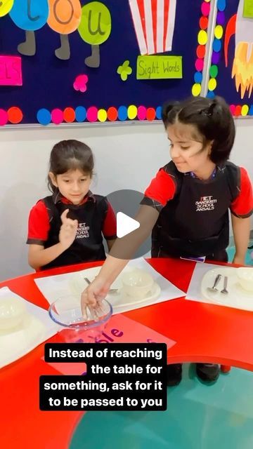 PIET Sanskriti School Ansals on Instagram: "🍽️ *Table Manners Activity* 🍽️

Its not about fork and knife, it’s about being kind and respectful towards your food🍛 and people sitting with you.👍🏻👍🏻

Since PIET Ansals always tries to give something new to their kids. Today was an exciting day when our Grade 1 learners have learned about the importance of dining etiquittes. 😊. #pietsanskritischoolansals #bestschoolintown☀️ #academicexcellence #academicsuccess #learningisfun #roleplay" Table Manners Activities For Kids, Good Manners Activity For Kids, Good Manners For Kids Activities, Table Manners Activity, Table Manners For Kids, Good Manners For Kids, Etiquette For Kids, Kids Table Manners, Manners Preschool