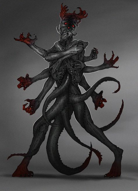 ArtStation - Greed, Matias Trabold Rehren Eye Creature, Monster Artwork, Dark Creatures, Creepy Monster, Creature Artwork, 다크 판타지, Monster Concept Art, Fantasy Creatures Art, Fantasy Monster