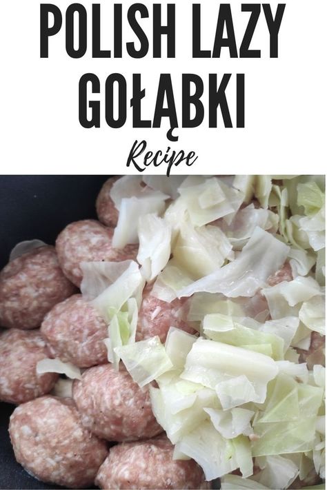 A cross between a Polish lasagna and a traditional golumpki dish, this lazy golabki recipe is perfect for an easy yet filling Polish dinner! Lazy Golumpki Recipe, Cabbage Rolls Polish, Best Cabbage Rolls Recipe, Unstuffed Cabbage Rolls, Lithuanian Recipes, Fall Crockpot Recipes, Unstuffed Cabbage, Pasta Side Dishes, Cabbage Rolls