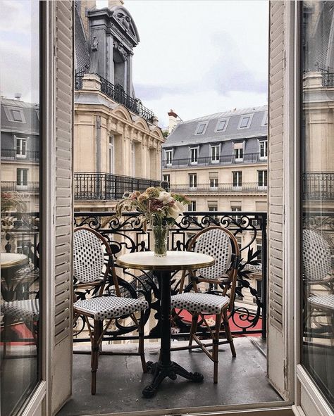 Paris Hotel Balcony, Parisian Balcony Aesthetic, Hotel Balcony Aesthetic, European Balcony Aesthetic, Paris Balcony Aesthetic, Paris Aesthetic Apartment, Parisian Terrace, French Apartment Aesthetic, Paris Apartment Aesthetic