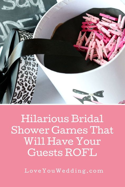 Wedding Shower Games Funny Hilarious, Bridal Shower Party Games Funny, Bridal Shower Games That Are Actually Fun, Fun Interactive Bridal Shower Games, At Work Bridal Shower Ideas, Best Wedding Shower Games, Open House Bridal Shower Games, Personal Shower Games, Clean Bridal Shower Games