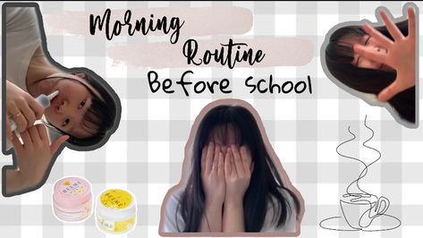 Student Morning Routine, Masak Simple, Thumbnail Ideas, School Routine, My Morning Routine, Stay Tune, Youtube Thumbnail, High School Students, Morning Routine