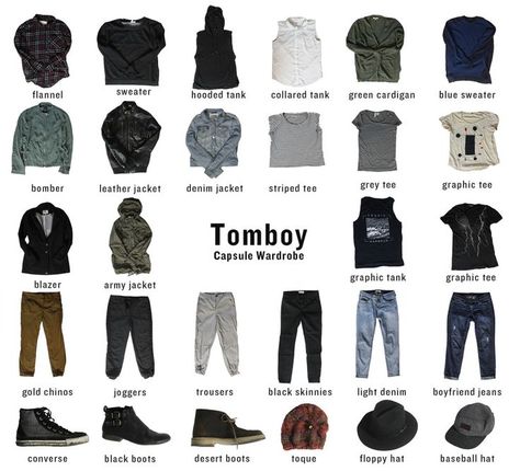 Tomboy Capsule Wardrobe // Flannel Foxes Tomboy Fashion Blog Tomboy Capsule Wardrobe, Tomboy Stil, Looks Hippie, Lesbian Outfits, Estilo Tomboy, Tomboy Look, Lesbian Fashion, Tomboy Chic, Queer Fashion