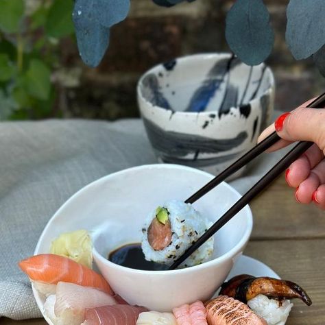 Anna Katharina Jens on Instagram: "My Small and Tiny White Swirl Bowl in action with my favourite usage ❤️❤️❤️ #shushitime #swirlbowl #potterylove #healthysnack #ceramics #handmadewithlove" Anna Katharina, Vegetable Platter, My Favourite, Healthy Snacks, Swirl, Bowl, Ceramics, On Instagram, White