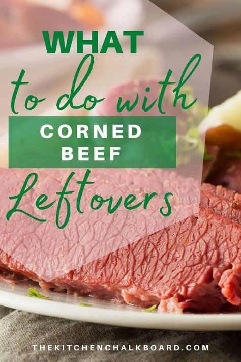 Silverside Recipe, Corned Beef Leftovers, Corned Beef Hash Recipe, Canned Corned Beef, Corned Beef Sandwich, Cooking Corned Beef, Beef Round, Kitchen Chalkboard, Corned Beef Brisket