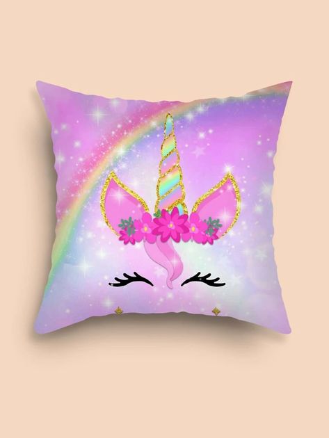 Teepee Party, Unicorn Pillow, Pillow Party, Unicorn Girl, Printed Cushion Covers, Unicorn Print, Pillow Fabric, Printed Cushions, Decorative Pillow Covers