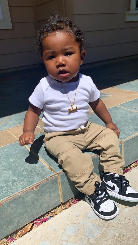 Black Babies Boy, Black Baby Boy Outfits, Black Toddler Boy Outfits, Baby Boy Outfits Black, Blasian Babies Boy, Toddler Boy Outfits Black Boys, Baby Boy Drip, Baby Boy Outfits Newborn Black Babies, Toddler Boy Fall Outfits Black Boys