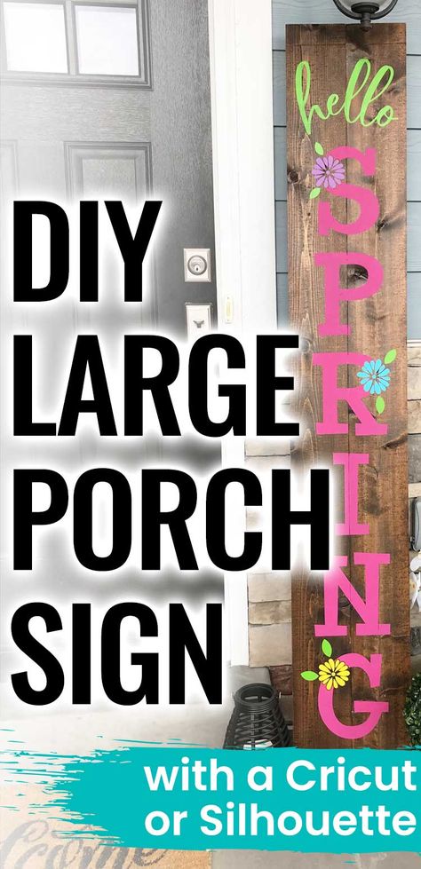 Outdoor Wood Signs, Large Porch, Porch Wood, Outdoor Welcome Sign, Welcome Signs Front Door, Diy Quotes, Diy Front Porch, Wooden Porch, Front Porch Signs