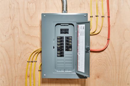 How to Wire an Electrical Circuit Breaker Panel Circuit Breaker Box, Circuit Breaker Panel, Electrical Cabinet, Basic Electrical Wiring, Breaker Panel, Breaker Box, Electrical Circuit, Electrical Panel, Electrical Installation