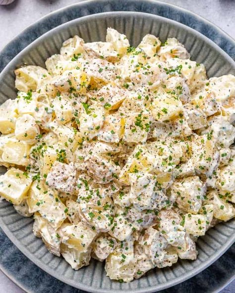 All Recipes for all dietary needs - Healthy Fitness Meals Mustard Potato Salad Recipe, Recipe With Mustard, Mustard Potato Salad, Potato Salad Mustard, Potato Salad Recipe Easy, Potato Salad Healthy, Canned Potatoes, Fitness Meals, Classic Potato Salad