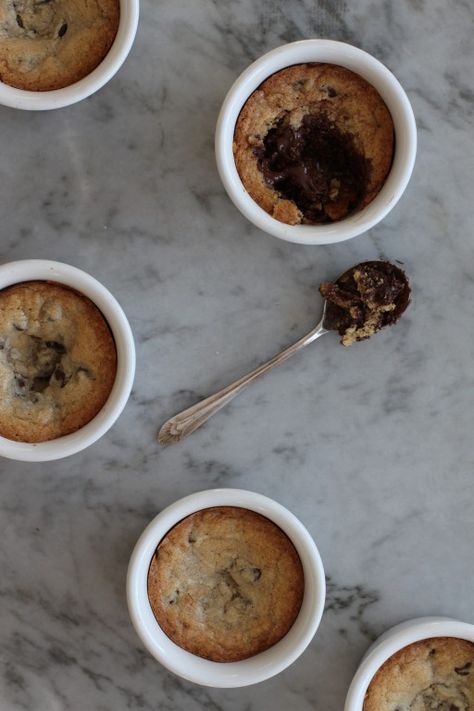 Gooey Chocolate Chip Cookies, Giant Chocolate Chip Cookie, Giant Chocolate, Chocolate Chip Cookie, Fresh Berries, Vanilla Ice Cream, Baking Sheet, Golden Brown, Chip Cookies