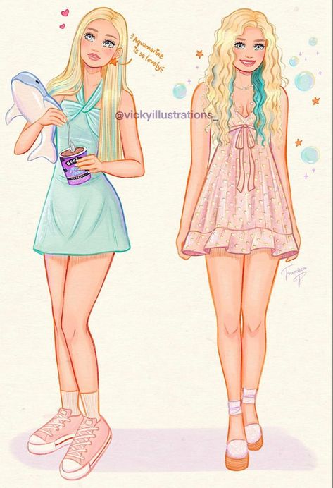 Modern Disney Princesses, Aquamarine Movie, H2o Mermaids, Charmmy Kitty, Disney Princess Modern, Were Expecting, Mermaid Aesthetic, Modern Disney, Pretty Drawings