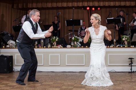 A video of the best father daughter dance ever! A fun, choreographed father daughter dance at a Minneapolis wedding shot by Acowsay! Father Daughter Wedding Dance, Father Daughter Wedding, Father Daughter Dance Songs, Wedding Reception Music, My Father's Daughter, Music Wedding, Wedding Dance Songs, Mother Son Dance, Wedding Playlist