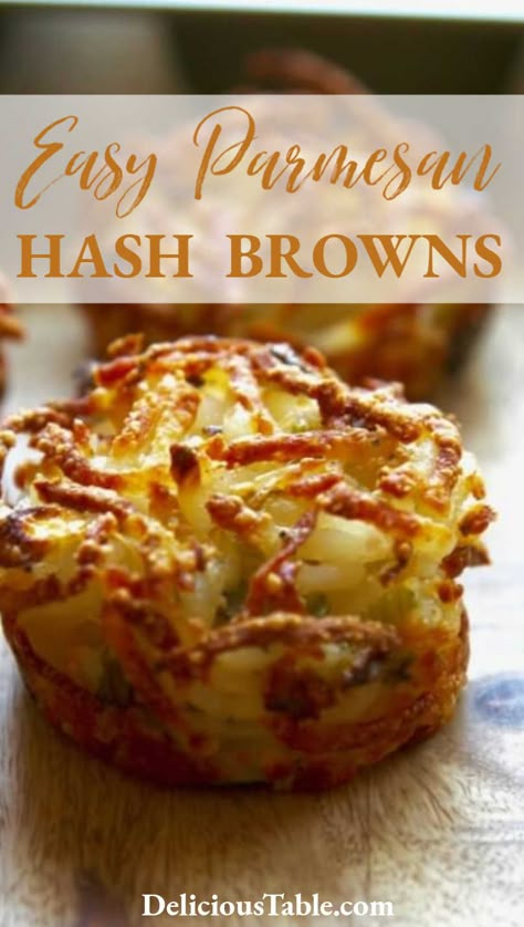 Baked Hashbrowns, Tin Recipes, Pasta Vegetariana, Potatoes Recipes, Easy Brunch Recipes, Hashbrown Recipes, Muffin Tin Recipes, Hash Brown, Easy Brunch