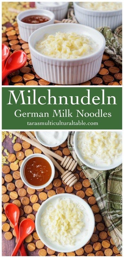 Milchnudeln (German Milk Noodles) - Tara's Multicultural Table  #recipe #Milchnudeln #German #Germany #noodle #nudeln #noodles #pasta #milk #soup Milk Noodles, German Noodles, Stromboli Recipes, Cold Pasta Dishes, Milk Soup, Vegan Lentil Soup, Comfort Soup Recipes, Scrumptious Food, German Recipes