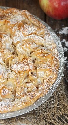 Phyllo Dough Recipes, Phyllo Recipes, Apple Tart Recipe, Apple Tart, Puff Pastry Recipes, Sweet Pie, Sweet Tarts, Tart Recipes, Pastry Recipes