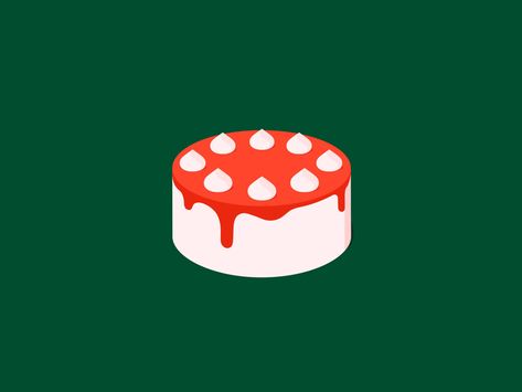 Cake by Chaewon Jeong 🐧 on Dribbble Stickers Animation, Cake Animation, Cd Template, Procreate Animation, Cake Gif, Cake Festival, Types Of Graphic Design, Emoji Characters, Vector Animation