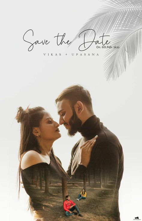 Sari Couple, Save The Date Photoshoot, Date Photoshoot, Save The Date Photo Ideas, Pre Wedding Photoshoot Props, Indian Wedding Poses, Photoshoot Outdoor, Wedding Photoshoot Props, Indian Wedding Invitation Cards