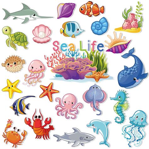 PRICES MAY VARY. Summer Themed Magnets: you will get 25 pieces of different sea animals themed refrigerator magnetic decals, rich in quantity and diverse in style; Add a touch of easily switchable to your fridge, locker, or file cabinet Different Funny Patterns: these magnetic decorations adopt 25 pieces of classic summer inspired patterns with vibrant color printing and designs; And they are available in various sizes, you will have enough choices Quality Assurance: our carnival cruise door dec Magnetic Decorations, Cruise Door Decorations, Refrigerator Kitchen, Cartoon Sea Animals, Door Magnet, Painted Shoes Diy, Magnet Fishing, Hawaii Tropical, Cruise Door