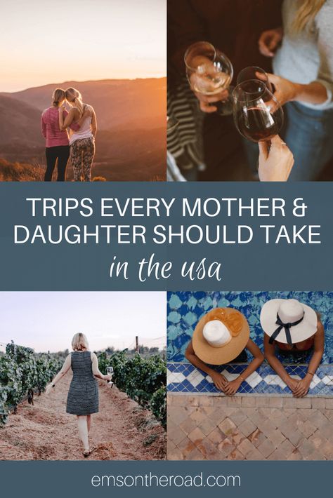 Mother Daughter Road Trip Ideas, Mom Daughter Trip Ideas, Mother Daughter Trips Usa, Mother Daughter Getaway Ideas, Mother Daughter Trip Ideas Usa, Mother Daughter Weekend Ideas, Mom Daughter Vacation, Mom And Daughter Trip Ideas, Mom Daughter Travel