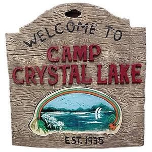 friday the 13th party food - Google Search Camp Crystal Lake Sign, Camp Crystal Lake, Horror Party, Scary Decorations, 13th Birthday Parties, Lake Signs, Crystal Lake, Theme Halloween, Jason Voorhees