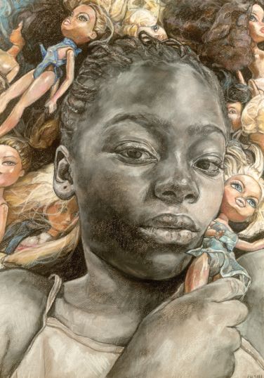 Study, 2011, Charcoal and pastel on paper, 50 x 70cm by Barbara Walker. A Level Art Sketchbook, Ap Studio Art, Arte Inspo, Identity Art, Arte Sketchbook, A Level Art, Ap Art, African American Art, Inspiration Art