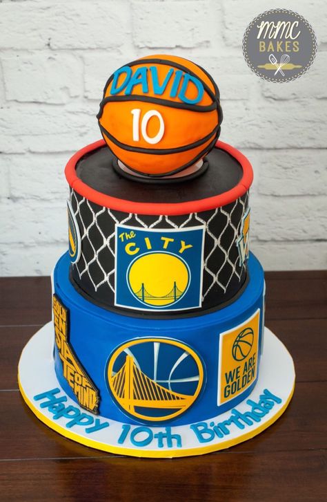 Stephen Curry Cake, Nba Cake, Golden State Warriors Cake, Lakers Cake, Golden State Warriors Birthday, Basketball Birthday Cake, Whiskey Cake, New Birthday Cake, 10 Birthday Cake