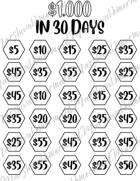 20 Day Money Saving Challenge, How To Save 1000 In 30 Days, Saving 1000 In 30 Days, How To Make 300 Dollars A Day, 1000 Dollars In 30 Days, 1000 Dollar Savings Challenge, 1000 In 2 Months, Save 1000 In 30 Days, 1000 In 30 Days