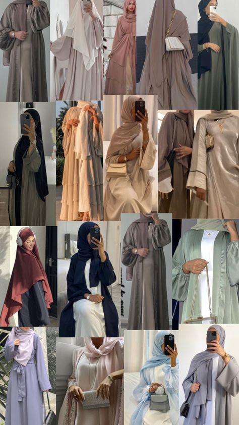 Islamic Modest Fashion, Fesyen Islam, Abaya Outfit, Estilo Hijab, Trend Outfit, Stile Hijab, Modesty Outfits, Hijab Trends, Cute Modest Outfits