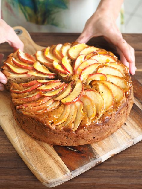 Apple, mascarpone and cinnamon cake | Italian recipes | SBS Food Mascarpone Cake, Apple Cinnamon Cake, Mambo Italiano, Sbs Food, Cinnamon Cake, Apple Cake Recipes, Baking Project, Soft Cheese, Apple Cinnamon