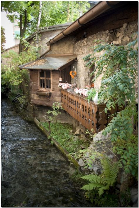 beautiful old house in garmisch - de | claudio | Flickr Bavarian Alps, German Houses, Cabins And Cottages, Bavaria Germany, Stone Houses, Germany Travel, Bavaria, In The Woods, Old House