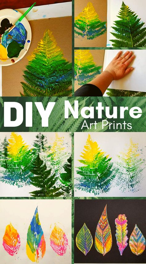 Natural Materials Preschool, Nature Crafts Kindergarten, Diy Canvas Art Painting Nature, Plant Art Projects For Kids, Nature Art Kindergarten, Natural Art Supplies, Art Using Nature Materials, Nature Art For Preschoolers, Nature Art Lessons