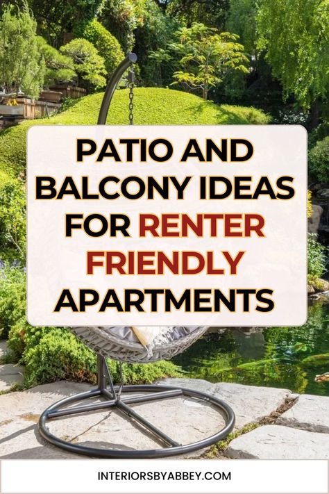 Renter Friendly Patio and Balcony Ideas for Small Apartment Outdoor Patio Balcony Ideas, Patio Balcony Design, Backyard Patio Designs Rental, Apartment Front Porch Ideas Small Spaces, Apartment Patio Shade Ideas, Simple Apartment Patio Ideas, Rental Balcony Makeover, Small Apartment Patio Ideas First Floor, Decorate Balcony Apartment