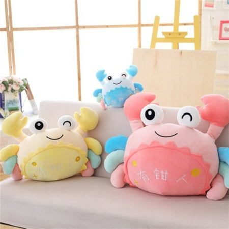 Please note, this item ships from an international seller. Expected delivery is 10-15 days. Package contains:3pc crab doll. Crab Stuffed Soft Cute Animal Doll 20cm Sea Kids Cartoon Plush Pillow Toys Education Features: Cute fashion, creative 3D, comfortable Product color: As show The color of the item may differ slightly from the picture due to differences in lighting and screen settings. Due to the different manual measurement methods, the dimensions may vary slightly. Product material: PP cotton blend The simulated pet statue is both cute and unique The package includes: 1x plush toy Product size: 20x26cm A lot of practical can use small board Stuffed animal toys for any holiday family or friend 100% new high quality Product Description: 100% new high quality Product material: PP cotton Crab Stuffed, Animal Toys, Kids Cartoon, Soft Cute, Fashion Creative, Plush Pillow, Animal Dolls, Family Holiday, Plush Pillows