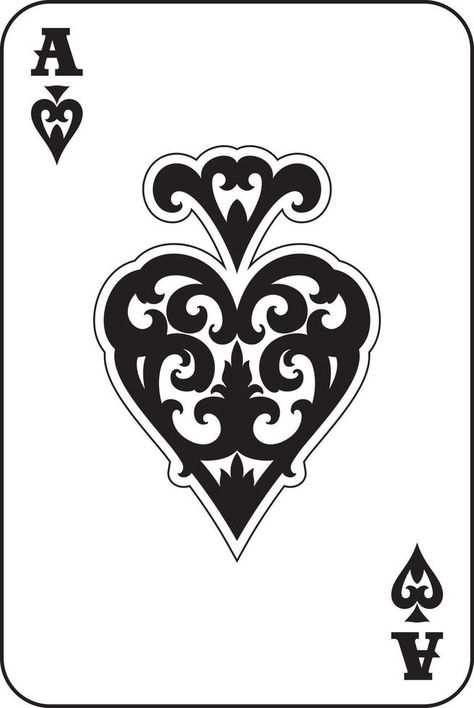 Ace of Spades playing card Blade Runner Poster, Ace Of Spades Tattoo, Playing Card Tattoos, Trinity Tattoo, Spade Tattoo, Ace Tattoo, Card Tattoo Designs, Alice In Wonderland Illustrations, Cobra Art