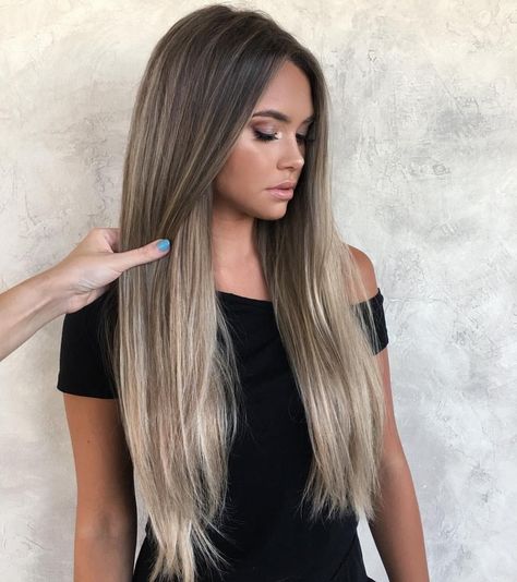 Ashy balayage