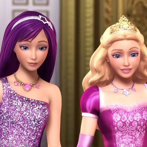 #USA Barbie Cartoon Princesses, Barbie The Princess And The Popstar, Barbie And The Popstar, Barbie Princess Popstar, Barbie Princess And The Popstar, Barbie Movies Aesthetic, Princess And The Popstar, Princess Charm School, Barbie Aesthetic