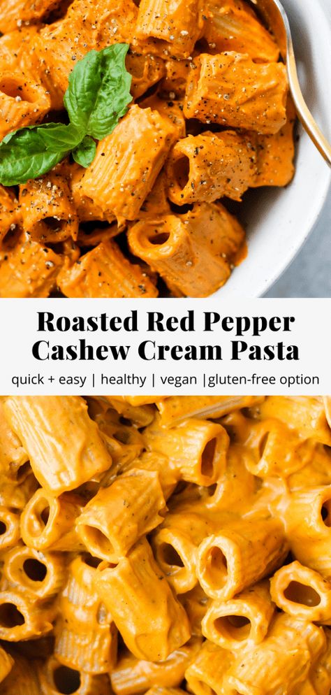 Red Pepper Pasta Sauce, Red Pepper Recipes, Recipes Chili, Black Forest Cake Recipe, Cashew Recipes, Roasted Red Pepper Pasta, Cake Pizza, Red Pepper Pasta, Roasted Red Pepper Sauce